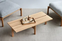 Moebe Rectangular soffbord, 115 cm, ek