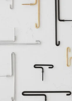 Moebe Väggkrok, liten, 2-pack, svart