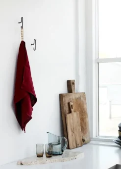 Moebe Väggkrok, liten, 2-pack, svart