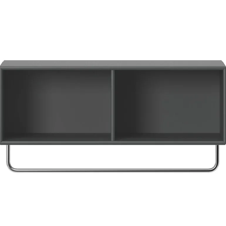 Montana Furniture Coat hatthylla med klädhängare, 04 Antracite