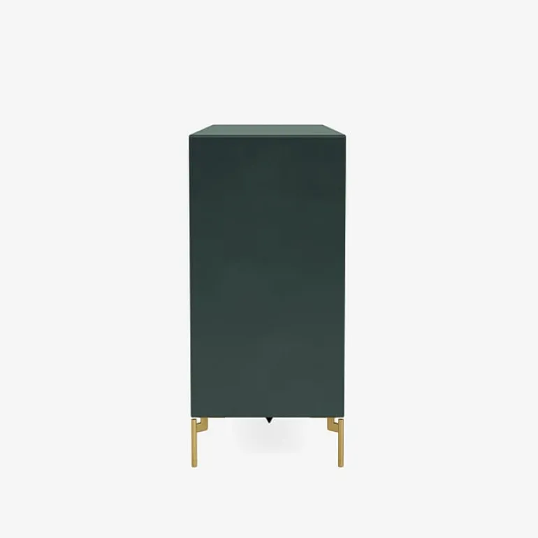 Montana Furniture Couple sideboard, mässingsben - 163 Svart jade