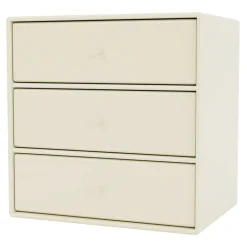 Montana Furniture Montana Mini modul med 3 lådor, 150 Vanilj