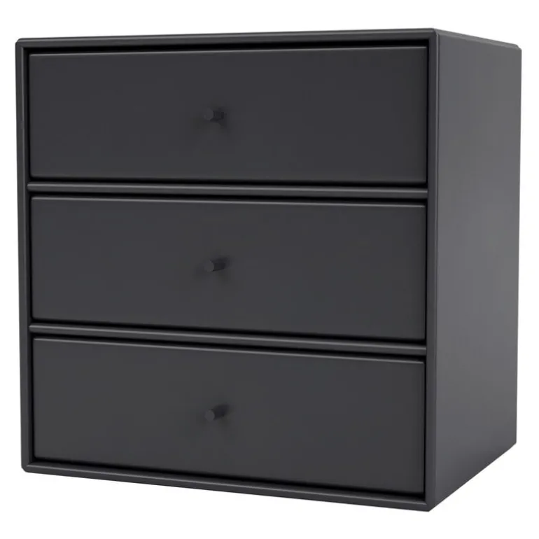 Montana Furniture Montana Mini modul med 3 lådor, 04 Antracit