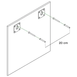 Montana Furniture Montana minianslagstavla, 04 Antracit