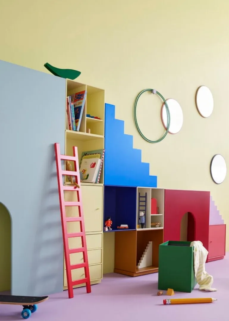 Montana Furniture Montana Mini modul med hyllor, 151 Rhubarb