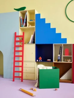 Montana Furniture Montana Mini modul med hyllor, 151 Rhubarb