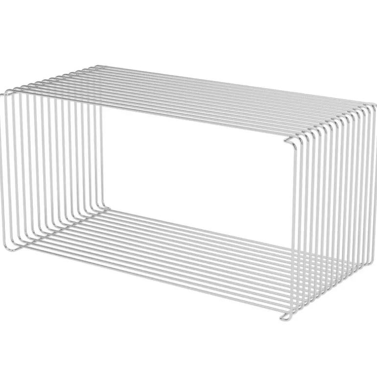 Montana Furniture Panton Wire Extended modul, djup 34,8 cm, 43 krom