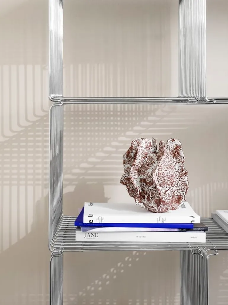 Montana Furniture Panton Wire Extended modul, djup 34,8 cm, 43 krom