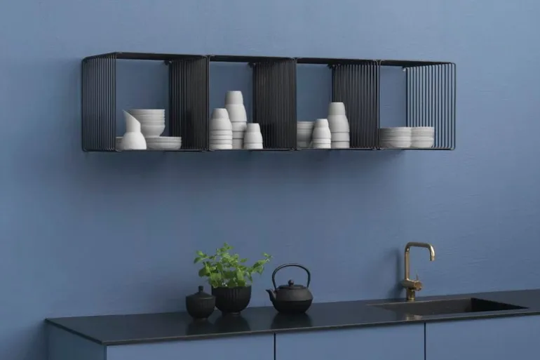 Montana Furniture Panton Wire Single modul, djup 34,8 cm, 05 svart