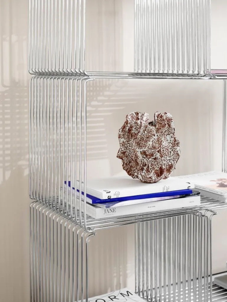 Montana Furniture Panton Wire Single modul, djup 34,8 cm, 43 krom