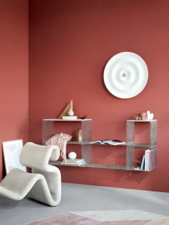 Montana Furniture Panton Wire Single modul, djup 34,8 cm, 43 krom