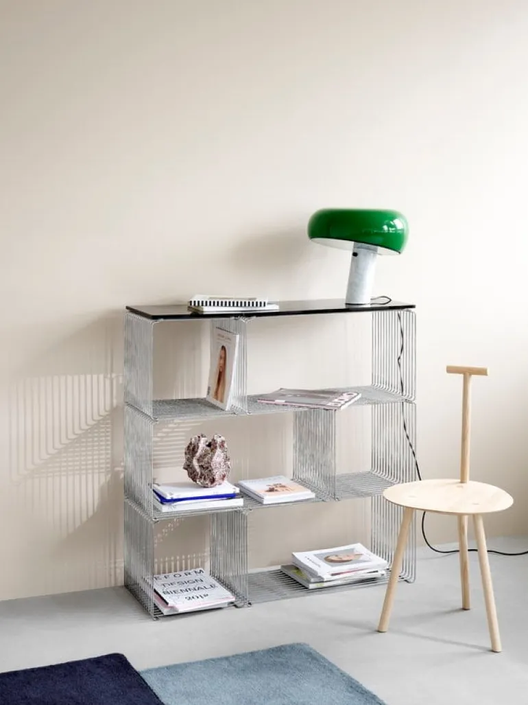 Montana Furniture Panton Wire Single modul, djup 34,8 cm, 43 krom