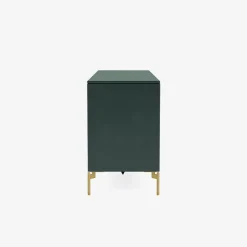 Montana Furniture Save låg sideboard, mässingsben - 163 Svart jade