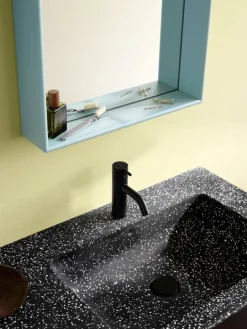 Montana Furniture Shelfie spegel, 46,8 x 69,6 cm, 101 New White