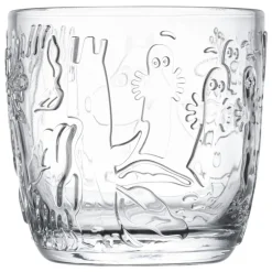 Moomin Arabia Mumin glas, 28 cl, klar, 2 st.