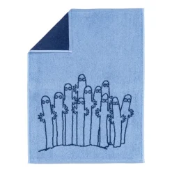 Moomin Arabia Mumin handduk, 50 x 70 cm, Hattifnattarna, blå