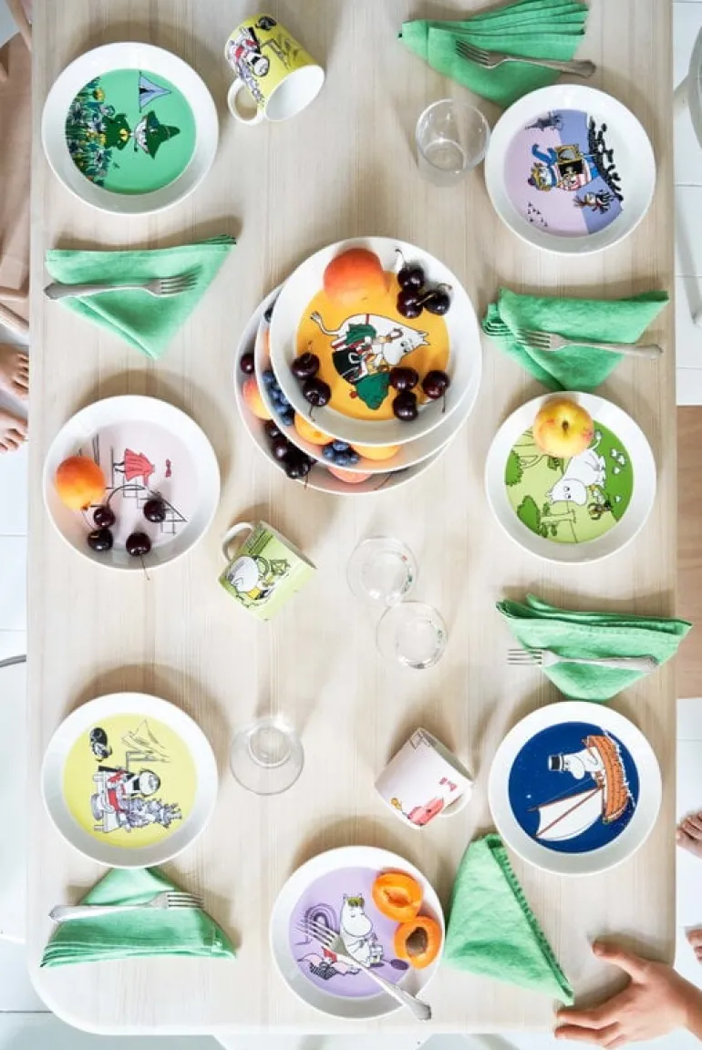 Moomin Arabia Mumin tallrik 19 cm, Misabel, gul