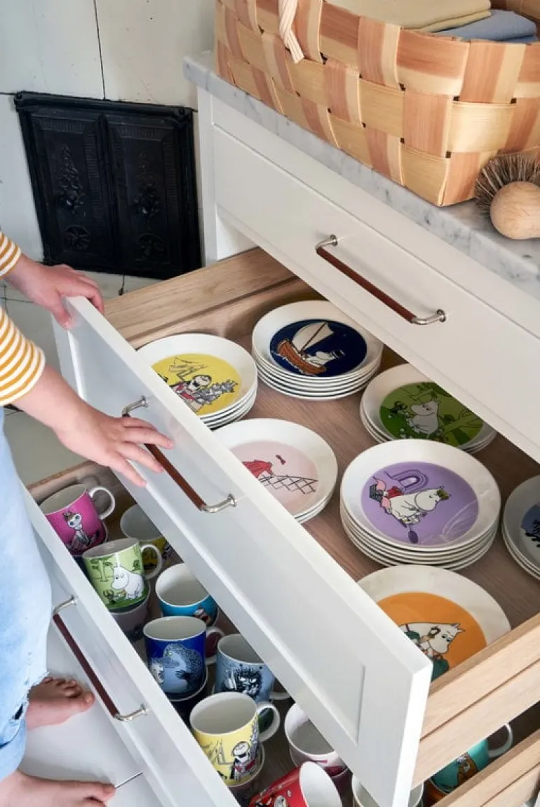 Moomin Arabia Mumin tallrik 19 cm, Misabel, gul