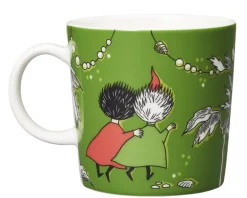 Moomin Arabia Muminmugg, Tofslan och Vifslan, grön
