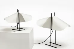 Motarasu Cho bordslampa, vit - svart