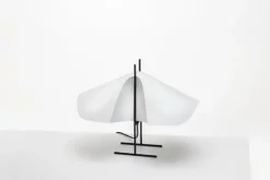 Motarasu Cho bordslampa, vit - svart