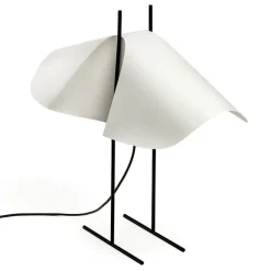 Motarasu Cho golvlampa, vit - svart