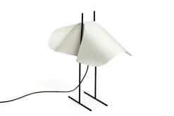 Motarasu Cho golvlampa, vit - svart