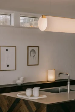 Motarasu Enso bordslampa, vit - ek