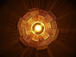 Motarasu Hokore pendellampa, bambu