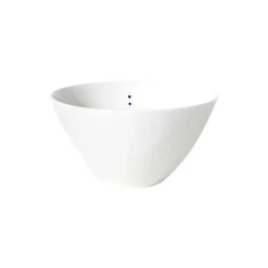 Motarasu Shiro skål, liten, 2 prickar, 14 cm, vit