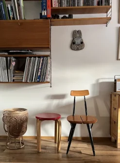 MUM's Bunny väggkonst, 25 x 28 cm, guld