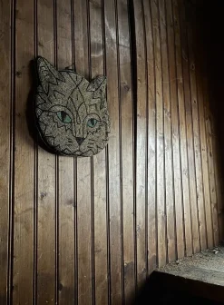 MUM's Mau väggkonst, 28 x 28 cm, guld