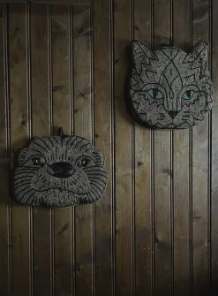 MUM's Otter väggkonst, 28 x 35 cm, guld