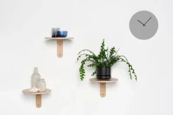 Muoto Collection Turn vägghylla, ek