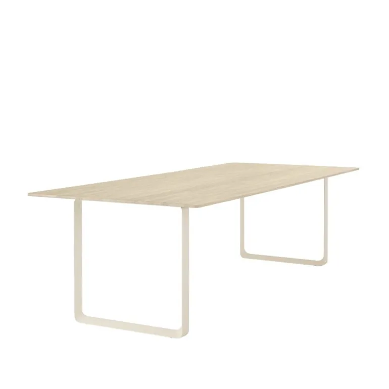 Muuto 70/70 bord, 255 x 108 cm, massiv ek - sand