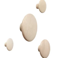 Muuto Dots Wood klädkrok, ask