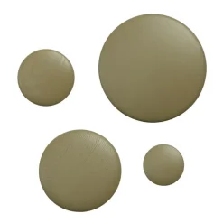 Muuto Dots Wood klädkrok, brungrön