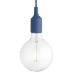 Muuto E27 LED pendellampa, ljusblå