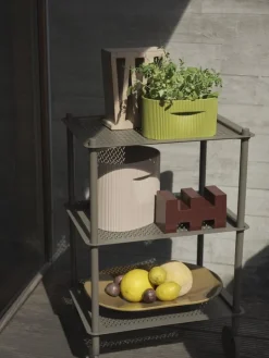 Muuto Flow serveringsvagn, 3 våningar, taupe