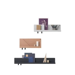 Muuto Folded hylla, grå, medium