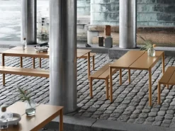 Muuto Linear Steel bänk 170 cm, burnt orange