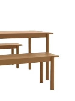 Muuto Linear Steel bord 200 x 75 cm, burnt orange