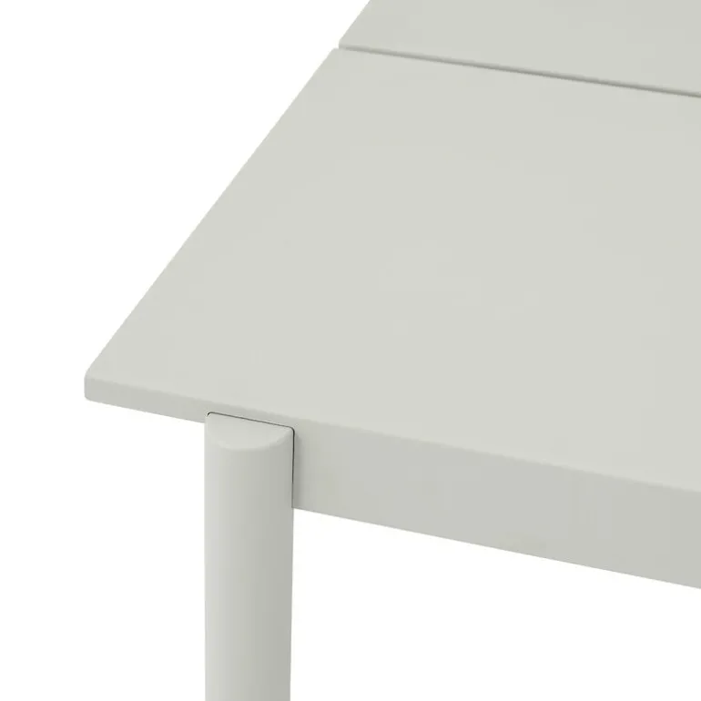 Muuto Linear Steel bord, 200 x 75 cm, grå