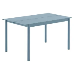 Muuto Linear Steel bord, 140 x 75 cm, blekblå