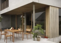 Muuto Linear Steel karmstol, burnt orange