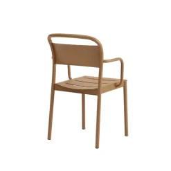 Muuto Linear Steel karmstol, burnt orange