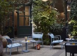 Muuto Linear Steel loungefåtölj, mörkgrön