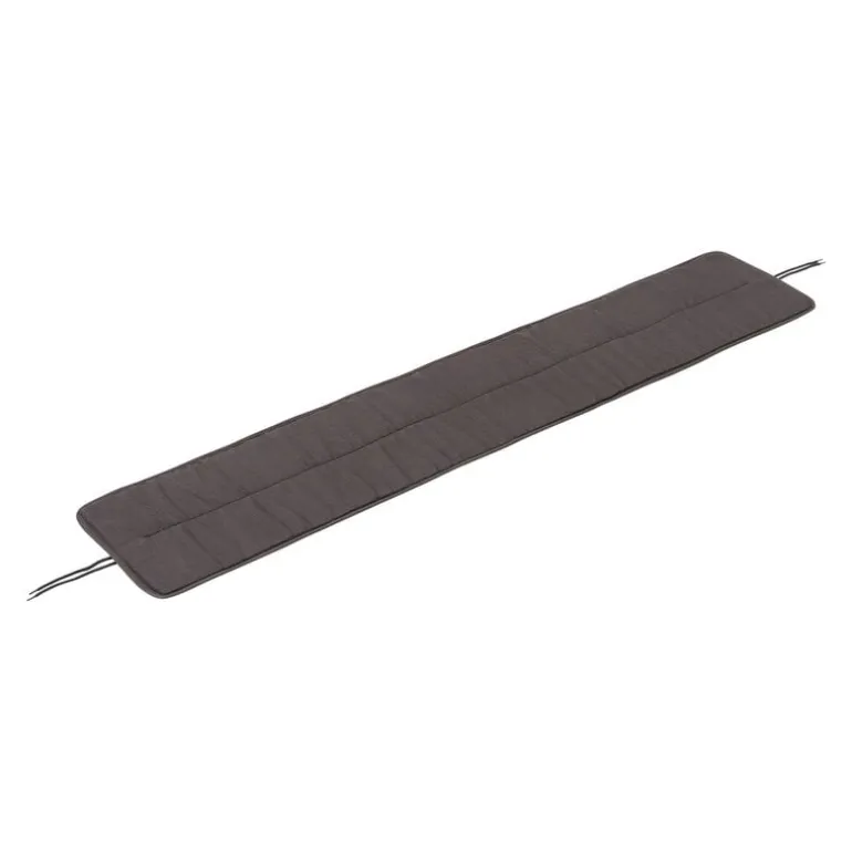 Muuto Linear Steel sittkudde, 170 cm, mörkgrå