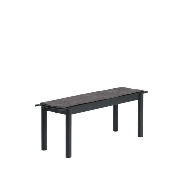 Muuto Linear Steel sittkudde, 110 cm, mörkgrå