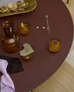 Muuto Mere skål, 51,5 x 21,5 cm, brungrön